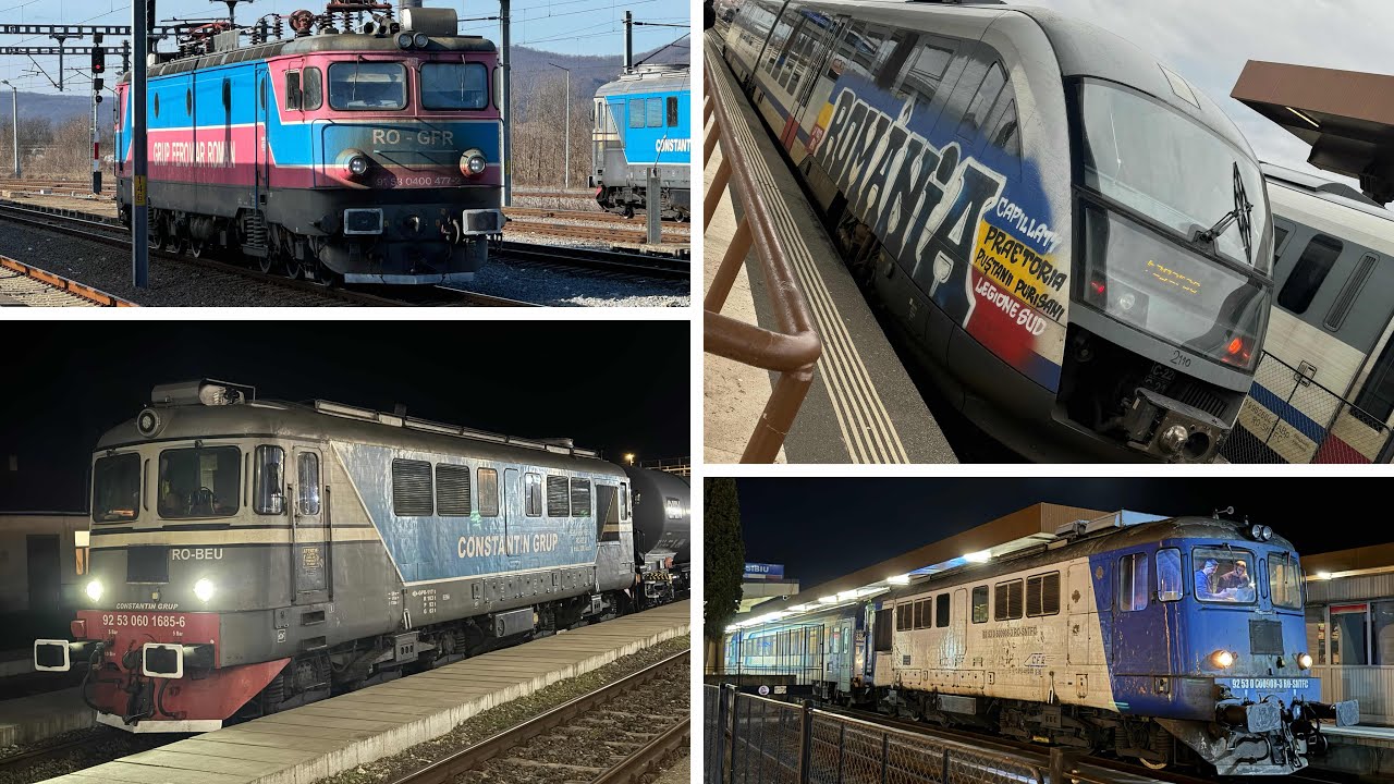 [ 4k ] Trenuri prin județul Sibiu / Trains through Sibiu County 2🇷🇴