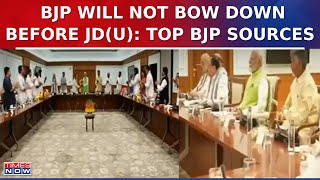 BJP Will Not Bow Down Before JD(U), And There Is No Space For Needless Demands: BJP Sources