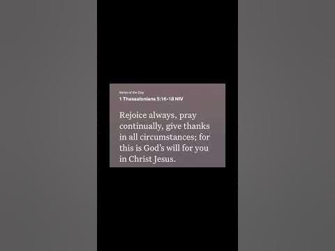 Bible Verse For Sunday - YouTube