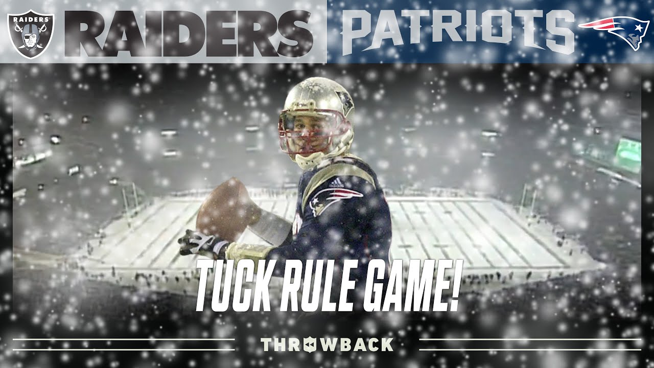 NFL 100 Greatest' Games, No. 15: 'The Tuck Rule' game