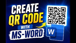 HOW TO CREATE QR CODE IN MS-WORD | NO INTERNET REQUIRED Wealth