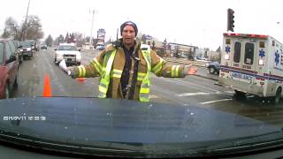 Edmonton traffic accident - no scene control