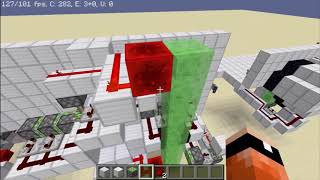 Jeb and Hippie door with hidden pistons!!! - Redstone Tutorial