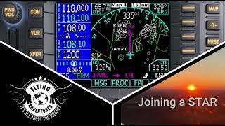 Garmin 480 - Joining a STAR
