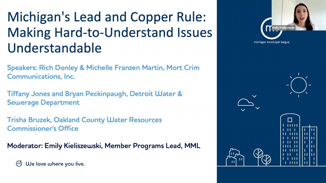 Michigan's Lead and Copper Rule Making HardtoUnderstand Issues Understandable YouTube