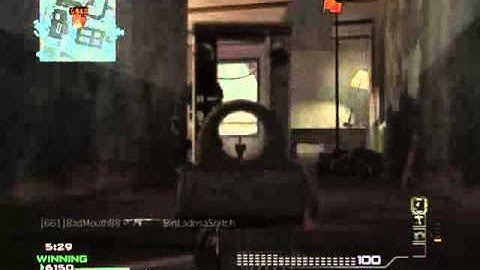 Mw3 6 killfeed m60 LMG