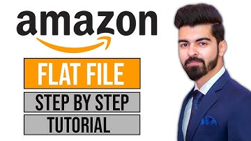 How to upload a product to Amazon with Flat File / Excel Template