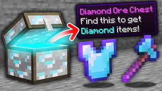 Minecraft, But Every Ore Is A Chest
