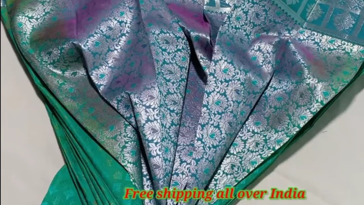 Silver zari silk saree collection Episode 358 YouTube