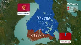 Finnish Civil War 1918 Using Google Maps The Red Vs White War Explained
