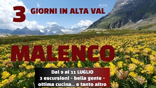 3 giorni in Alta Vala Malenco (SO)