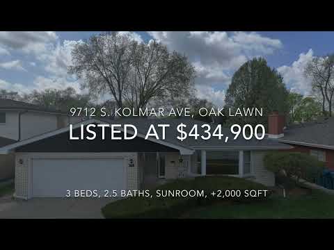 9712 S. Kolmar Ave, Oak Lawn, IL home video tour