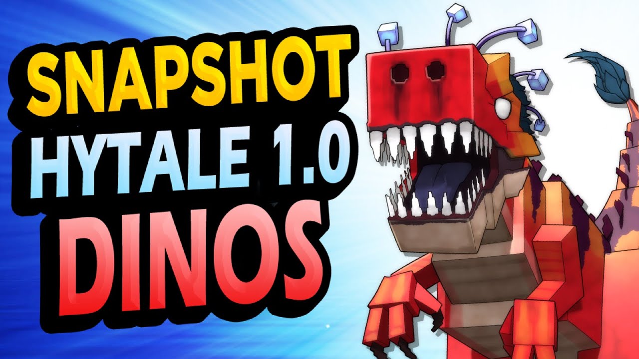 ✅ DINOSAURIOS! 👉 Pre-Release Update 1.0 Hytale