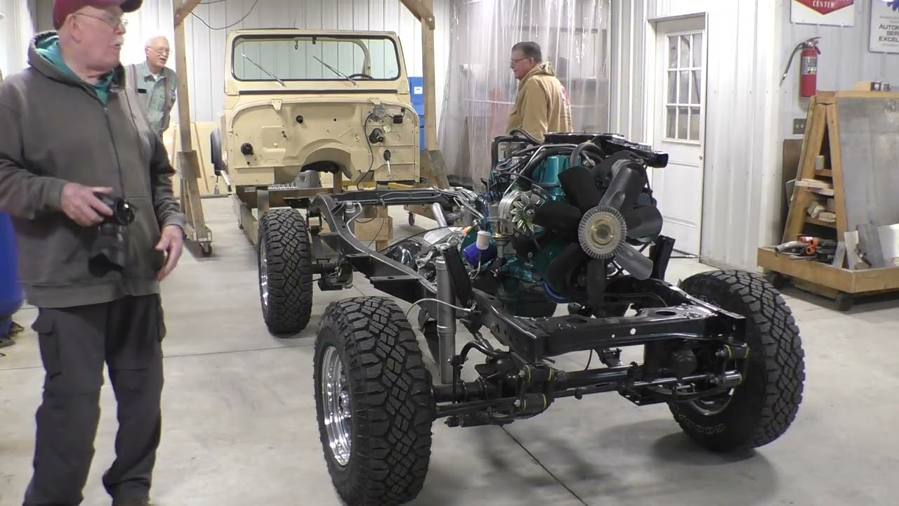 Подъем кузова на раму, крепления кузова, Jeep CJ7 1982 года