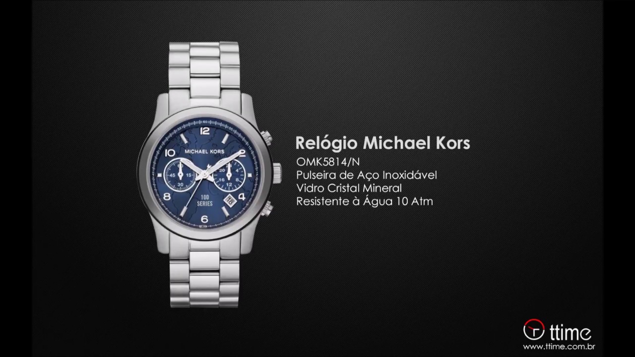 relogio michael kors feminino aço inoxidável