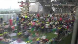 Breakfast on Sydney Harbour Bridge 25 oct 09