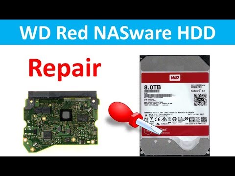 WD Red NASware WD80EMZZ 00TBGA0 VJGWNXLX WD80EFAX 68LHPN0 006 0A90439 repair data recovery