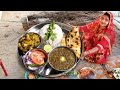 SUNDAY THALI Village Style Recipes | SUNDAY SPECIAL DINNER ROUTINE 2021 | DAILY KITCHEN ROUTINE