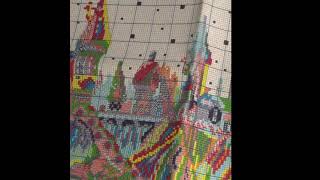 UNBOXING | Amazon Stamped Cross Stitch "Magic Castle"
