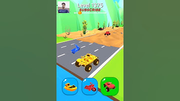 Shape-shifting Funny Race Gameplay new hyper casual game Level-1375 #shorts #gameplay #shapeshifting