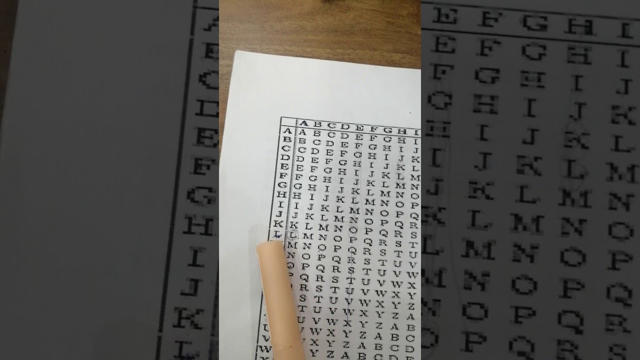 شرح التشفير بطريقه vigenere