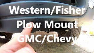 Western Plow UltraMount Install 07-14 GMC Sierra and Chevy 1500 2500