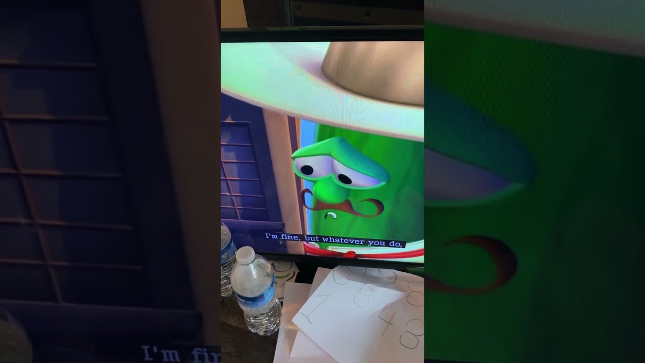 Veggietales Larry The Cucumber Crying