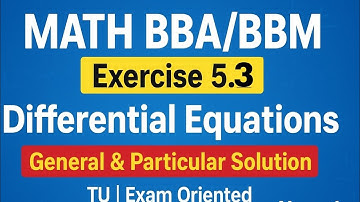BBA BBM 2nd sem | Exercise 5.3  | dynamics of market price