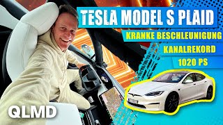 Tesla Model S Plaid | 1020 PS 🏆 Kanal-REKORD 0-100 km/h | Matthias Malmedie