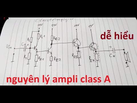 Video Mạch ampli Class A (amp là gì - giải thích) - youtube