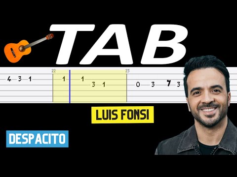 🎸 Despacito (Luis Fonsi) - melodia TAB (gitara) 🎵 TABY I NUTY W OPISIE 🎼