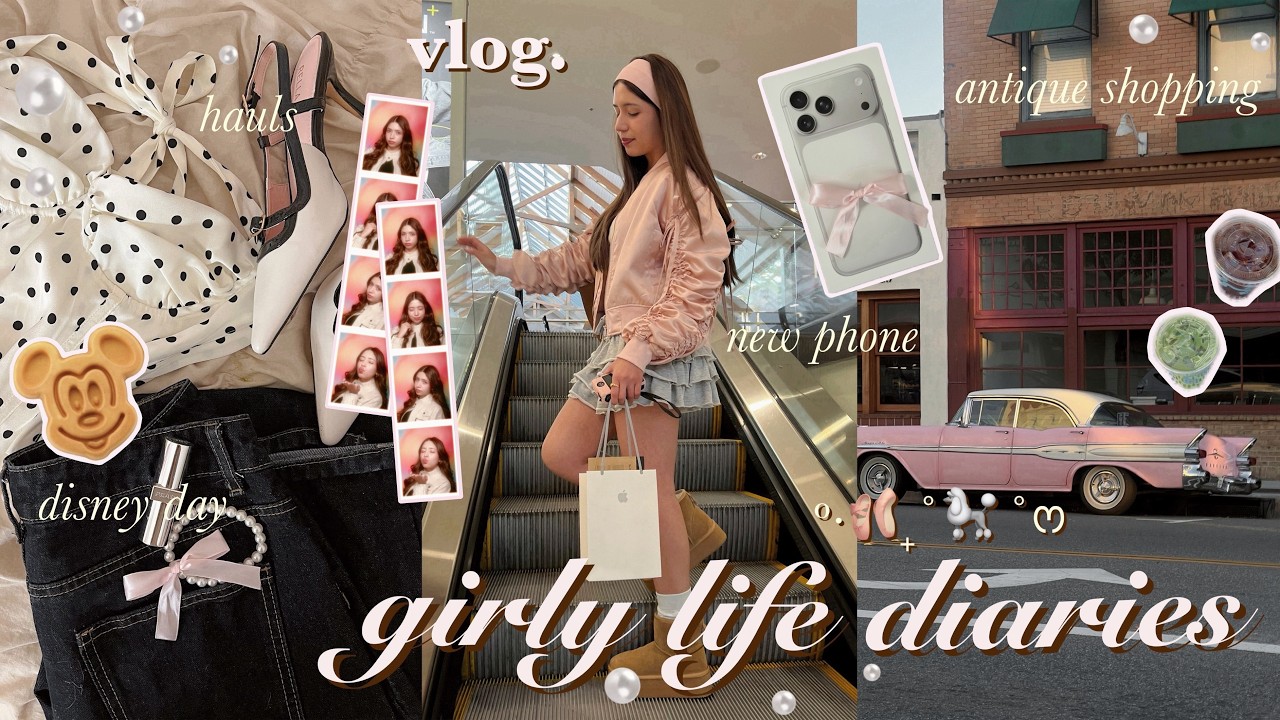 Нежная девушка *ЖИЗНЕННЫЕ ДНЕВНИКИ* 🐩.⋆𝜗𝜚 новый телефон, покупка антиквариата, Дисней, продуктивн...