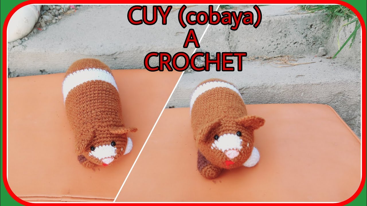 AMIGURUMI CUY (cobaya) A CROCHET 😊🐹🐹🐹🐹