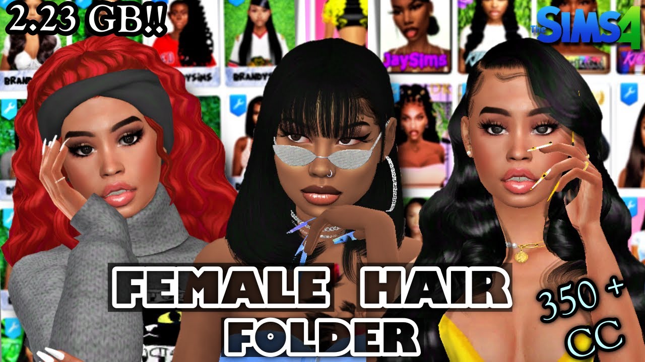 Sims 4 Female Hair