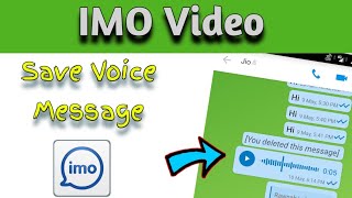 How to Save IMO Voice Message | Trending Tech Zone screenshot 5