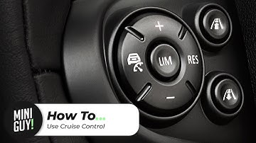 How To Use Mini Cruise Control & Speed Limiter | Mini Countryman | Mini Guy