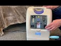 Part 1 operating invacare oxygen concentrator