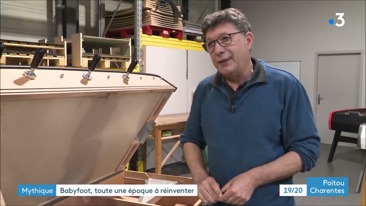 Baby-foot Sulpie  Reportage France 3    10/05/2023