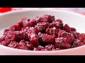 Homemade Beet Gnocchi