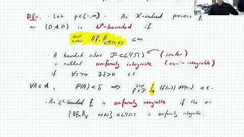 Banach-valued Analysis, Lecture 6 part 2: Pointwise convergence of martingales and the MCP