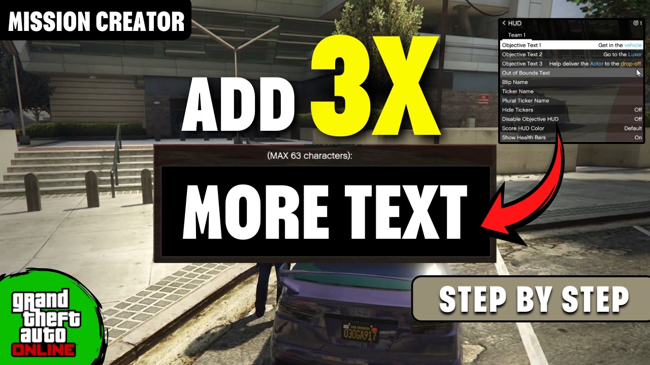 How to Add 3X More HUD Text in GTA Mission Creator (Full Guide) - YouTube