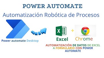 Power Automate Desktop: Automatización de Pasar Datos de Excel a Formulario Web con Power Automate