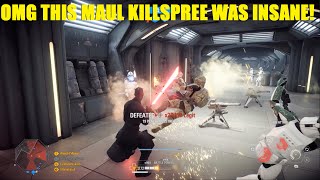 Star Wars Battlefront 2 - The CRAZIEST Darth Maul rampage in BF2! That was an amazing hallway scene!