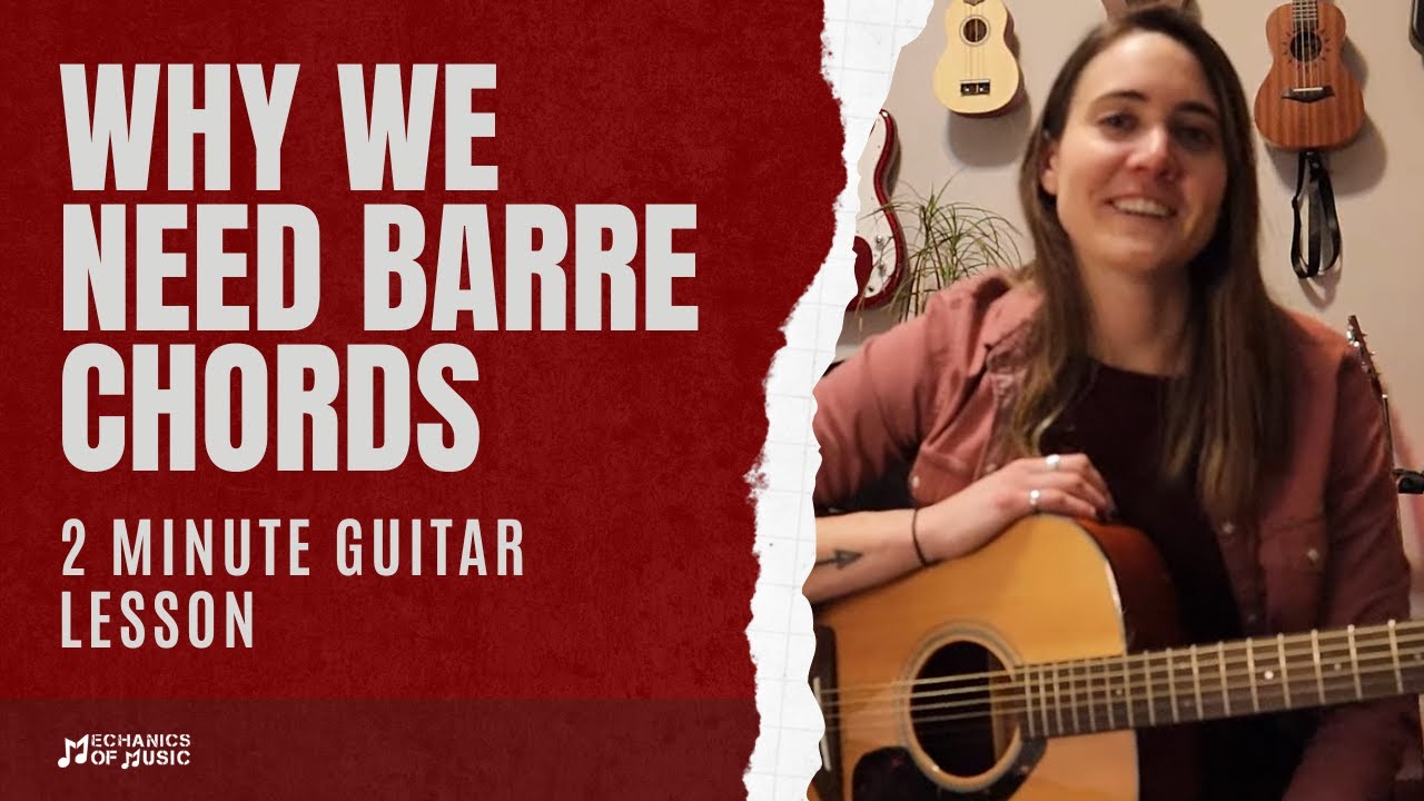 A Good Reason to Learn Barre Chords - Beginner Guitar Lesson - YouTube