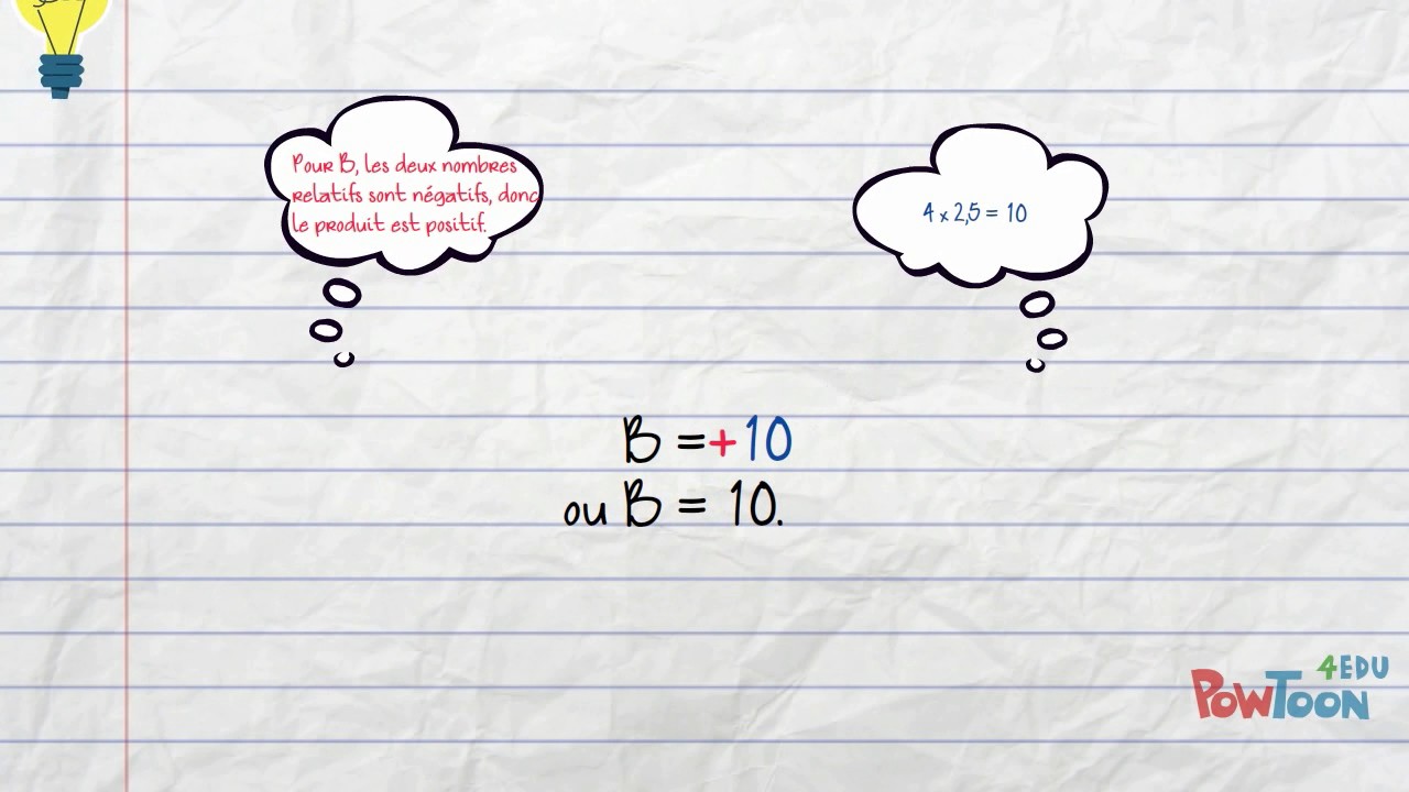 Exercice En Ligne 4eme Math Nombre Relatif