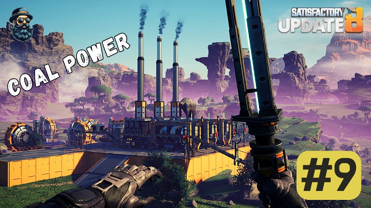 Satisfactory 9 COAL Power Plants Part 2 Update 8 YouTube