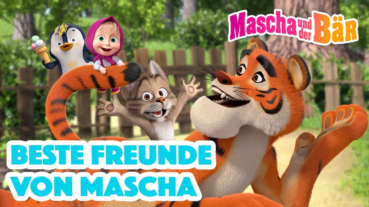 Mascha und der Bär 🐧🐱Beste Freunde von Mascha 🐯🐺 Episodensammlung 👧🐻 Masha and the Bear 2023