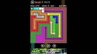Flow - 13x13 Level 4 Walkthrough