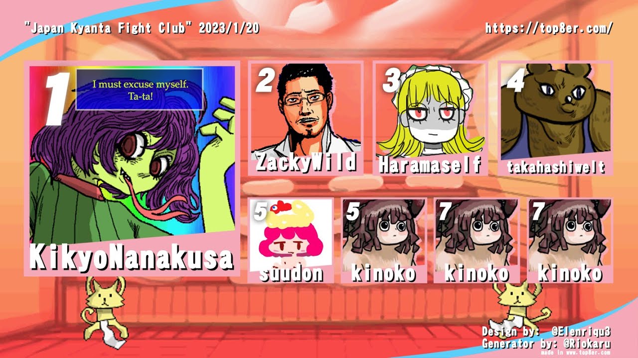 キャン太2 公式オンライン大会 "Japan Kyanta Fight Club" 2023/1/20