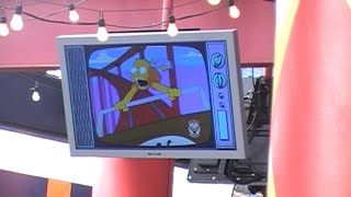 The Simpsons Ride: Krustyland Katastrophe!  Queue Video